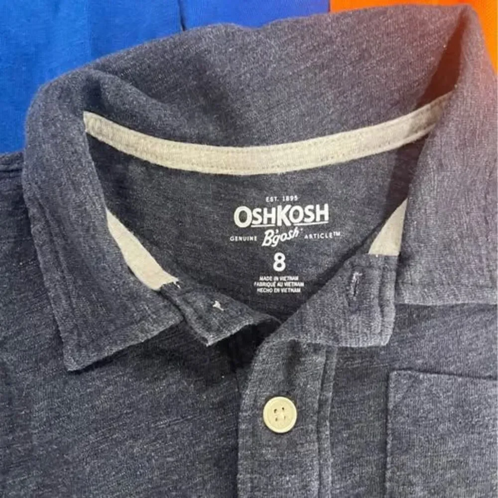 Boys' Size 8 Collared Dress Shirts 3pc - (OshKosh, Arizona, Faded Glory)